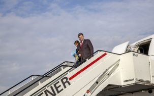 Petr Poroshenko with his wife Marina