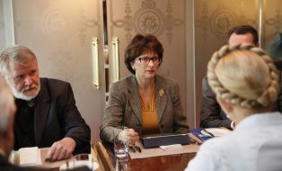 Встреча Юлии Тимошенко с делегацией ЕНП