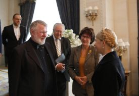 Встреча Юлии Тимошенко с делегацией ЕНП