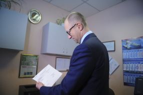 Арсеній Яценюк на СП "Нібулон"