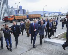 Арсеній Яценюк на СП "Нібулон"