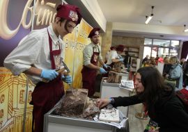 Конкурс на найкращу фігуру з шоколаду