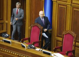 Aleksandr Turchinov and Ruslan Koshulinskiy