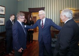 Григорий Немыря, Борис Тарасюк и Ганс-Герт Пёттеринг