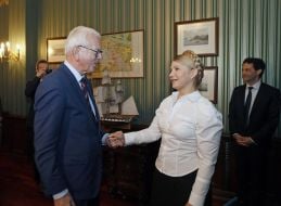 Юлия Тимошенко и Ганс-Герт Пёттеринг