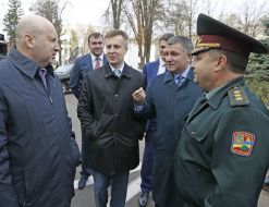 Arsen Avakov, Alexander Turchinov and Stepan Poltorak
