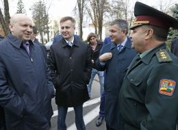 Arsen Avakov, Alexander Turchinov and Stepan Poltorak