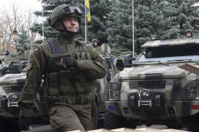 Presentation of armored cars