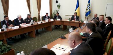Совещание Петра Порошенко с правоохранителями