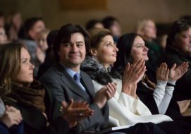 Evgeniy Nishchuk and Mаrina Poroshenko