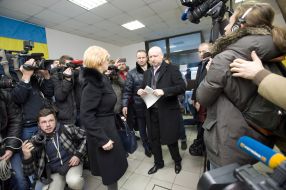 Aleksandr Turchinov and Anna Turchynovа