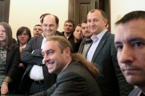 The headquarters of "VO "Svoboda"