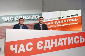 Yuriy Lutsenko and Vitali Klitschko
