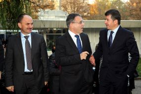 Vasily Gubal, Lubomir Zaoralek and Ivan Balogh