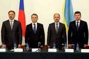 Ivan Pochuh, Lubomir Zaoralek, Basil Gubal and Ivan Baloga