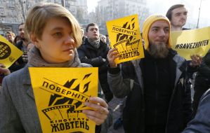 Rally in support of the cinema "October"