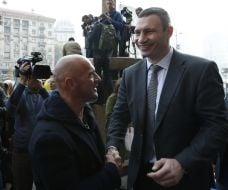 Vitali Klitschko and Vyacheslav Konstantinovskyy