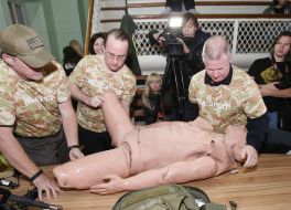 Training for Ukrainian military doctors