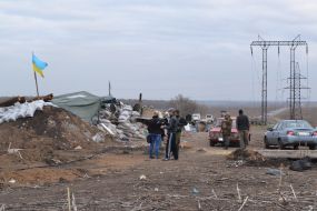 Блокпост украинской армии