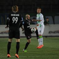 Игровой момент матча