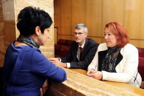 Andrea Bochkor and Laszlo Vida