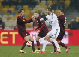 Soccer. FC "Dynamo" (Kiev) 2:0 FC "Aalborg" (Denmark)