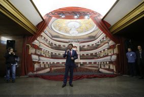 3D painting in Kiev underground