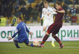 Soccer. FC "Dynamo" (Kiev) 2:0 FC "Aalborg" (Denmark)