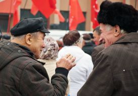 The rally on the occasion of 97th anniversary of the October Revolution