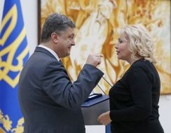 Petr Poroshenko and Tatiana Plekhanovа