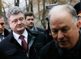 Petr Poroshenko and Ertugrul Apakan