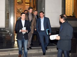 Vyacheslav Kirilenko, Yuriy Lutsenko, Leonid Yemets and Oleg Lyashko