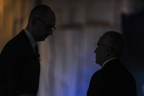 Arseniy Yatsenyuk and Savik Shuster