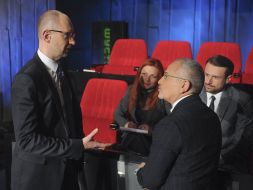 Arseniy Yatsenyuk and Savik Shuster