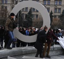 Creation of cardboard fountain