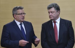 Petro Poroshenko and Joachim Gauck