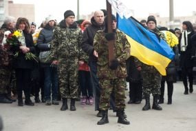 Farewell ceremony with Roman Shvachko