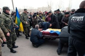 Farewell ceremony with Roman Shvachko