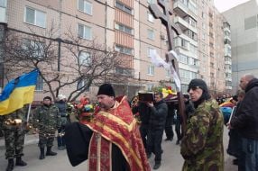 Farewell ceremony with Roman Shvachko