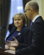 Арсеній Яценюк та Ерна Солберг