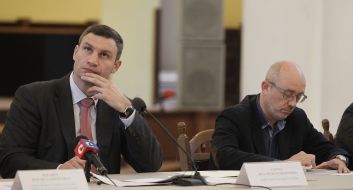 Aleksey Reznikov and Vitali Klichko