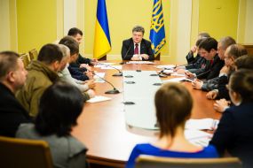 Зустріч Петра Порошенка з Радою волонтерів
