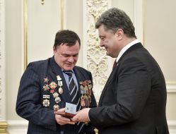 Poroshenko met with members of the All-Ukrainian Association of veterans of Afghanistan"
