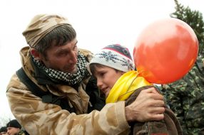 Meeting of servicemen in Zaporozhye