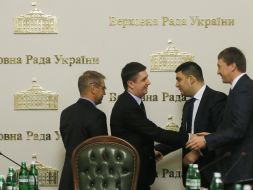 Sergey Pashinskiy, Vyacheslav Kirilenko and Vladimir Groisman