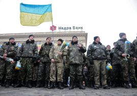Meeting of Fighters of 22th Battalion territorial defense