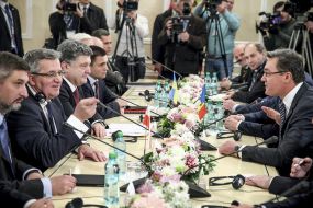 Візит Петра Порошенка до Молдови