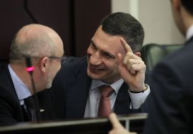 Aleksey Reznikov and Vitaliy Klichko