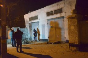 Militiamen the place of explosion