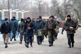 Soldiers of the National Guard of Ukraine